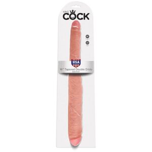 King Cock - 16" Tapered Double Flesh-6598