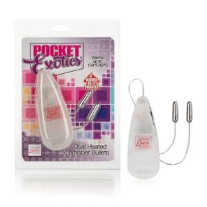 Pocket Exotics Dual Heated Whisper Bullet-6684