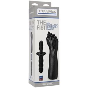 TitanMen - The Fist - W/Vac-U-Lock Handle-Black-0