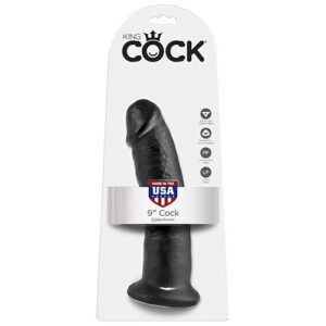 King Cock - 9" Cock Black-6847