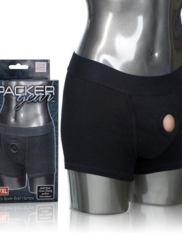 Packer Gear Black Boxer Harness - L/XL-0