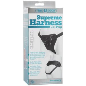 Vac-U-Lock Supreme Harness - Black-6804