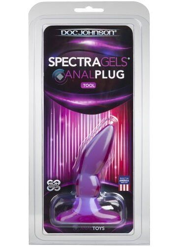 Purple Jelly anal plug