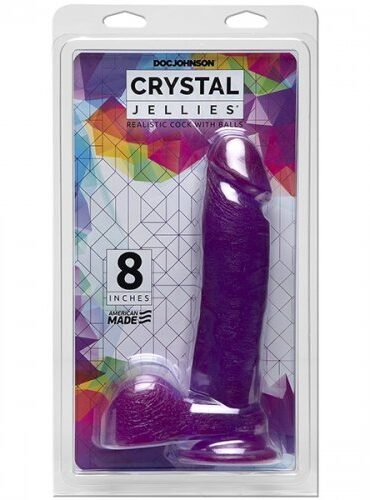 Ballsy Cock Crystal Purple Jellie
