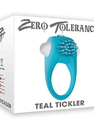 Zero Tolerance - TEAL TICKLER Cock Ring