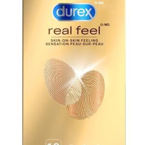 Durex Real Feel Natural Latex-Free Condoms 10pk