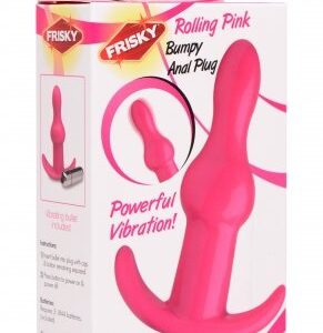 Frisky – Rolling Pink Bumpy Anal Plug